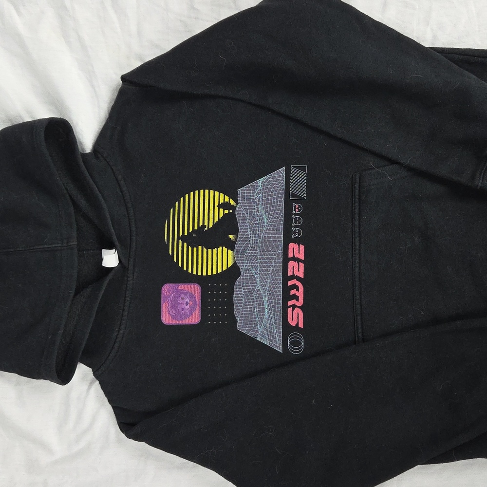 SSSNIPERWOLF Girls Black Hoodie M SW22 Black With Wolf